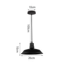 GobekUsa Industrial Aluminium Pendant Lights Chandelier for Home Living Room Kitchen Bedroom