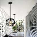 GobekUsa Industrial Iron Pendant Lights Modern Metal Cage E27 LED Hanging Lamp for Home & Restaurant