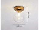 GobekUsa Glass Ball Ceiling Light: Modern Nordic Style, Creative Round Lamp for Home Decor.