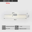 GobekUsa LED Wall Lamps - White/Black Iron & Aluminum Base, Acrylic Shade, Mirror Lights