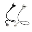 GobekUsa LED Book Light Black Silver Clip-On Desk Lamp Flexible Reading Lamp