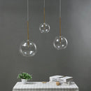 GobekUsa Gold Glass Ball Pendant Lights for Dining Room and Kitchen