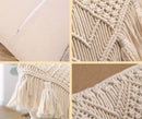 GobekUsa Bohemian Style Beige Cushion Cover for Home Decoration - 30x50cm/45x45cm