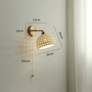 GobekUsa LED Petal Wall Sconce Modern Nordic Style Pull Chain Switch Stair Mirror Light