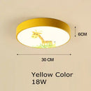 GobekUsa Kids Cartoon Acrylic Ceiling Light with Remote Control LED Girl Children's Room Lighting