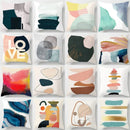 GobekUsa Geometric Stitch Print Pillow Cover - Modern Minimalist Office Cushion