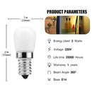 GobekUsa LED Fridge Bulb E14 3W 220V Corn Light White/Warm SMD2835 Halogen Replacement