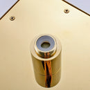 GobekUsa Gold LED Square Rainfall Shower Head for Bathroom Faucet - Top Sprayer