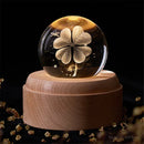 GobekUsa Crystal Ball Night Light USB Music Box Universe Globe 3D Lamp