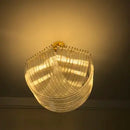 GobekUsa LED Glass Chandelier Hanging Lamps for Foyer - Modern Stainless Steel Design