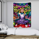 GobekUsa Anime Girl Tapestry Wall Hanging for Magic Science Fiction Bohemian Decor