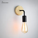 GobekUsa Hemp Rope Wall Lamp E27 Indoor Outdoor Loft Industrial Sconce Bedside Lamp