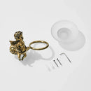 GobekUsa Angel Style Gold Soap Dish Holder for Bathroom Wall Mounted