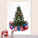 GobekUsa Christmas Tree Bedroom Decoration Wall Tapestry Mattress - Large Bohemian New Year Party Decor