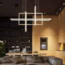 GobekUsa Geometric Aluminum Pendant Light for Living Bedroom Restaurant Kitchen - Modern Art Luminaire