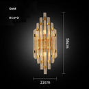 GobekUsa Crystal LED Wall Sconce Light for Bedroom and Corridor