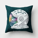 GobekUsa Cartoon Planet Astronaut Moon Rocket Pillow Case 45x45cm Square Cushion Cover