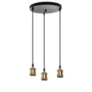 GobekUsa Industrial Loft LED Bar Pendant Light with E27 Socket for Kitchen Dining Room