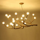 GobekUsa LED Glass Bubble Chandelier for Restaurant Bedroom LOFT Pendant Lighting