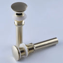 GobekUsa Antique Brass Pop Up Drain Kit with P-Trap Pipe for Bathroom Sink.