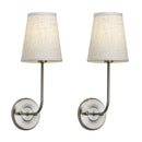 GobekUsa Industrial Flared Funnel Wall Lamp Set: Classic Country Style, Bedroom Reading Light