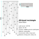 GobekUsa Crystal Ball Chandelier: Stylish Meteor Shower Lighting for Restaurant, Bar, and Home