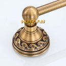 GobekUsa Antique Brass Towel Holder Single Bar 30-60cm, Solid Aluminium Towel Rack