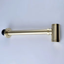 GobekUsa Antique Brass Pop Up Drain Kit with P-Trap Pipe for Bathroom Sink.