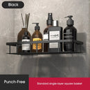 GobekUsa Bathroom Corner Shelves Suction Cup Storage Rack Shower & Kitchen Organizer