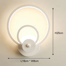 GobekUsa LED Wall Light: Modern Bedroom Bedside Lamp, Living Room Sconce, Home Decor Lighting