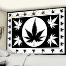 GobekUsa 3D Printed Maple Leaf Wall Hanging Tapestry for Boho Home Decor