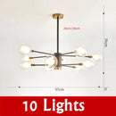 GobekUsa Glass Ball Chandelier Modern Spotlight Pendant Lamp Lighting