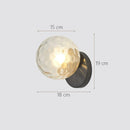 GobekUsa Glass Ball Wall Lamp: Modern Minimalist Nordic Style, Luxury Bedroom Lighting
