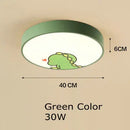 GobekUsa Kids Cartoon Acrylic Ceiling Light with Remote Control LED Girl Children's Room Lighting
