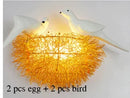 GobekUsa Birds Nest Wall Lamp | 3D Art Light Fixture for Children Room & Living Room