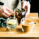 GobekUsa Double Wall Glass Cup - Versatile Drinkware for Parties