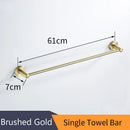 GobekUsa Golden Swan Bath Hardware Set: Towel Rack, Toilet Paper Holder, Tissue Roll Holder