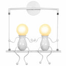 GobekUsa Creative LED Wall Light Indoor Wall Sconce Modern Art Decor Iron E27