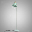 GobekUsa Iron Macaron Floor Lamp: Modern LED Wooden Tall Lamp for Living Room