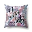 GobekUsa Green Tropical Leaves Pillow Cover - Four Season Landscape Decor