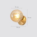 GobekUsa Glass Ball Wall Lamp: Modern Minimalist Nordic Style, Luxury Bedroom Lighting