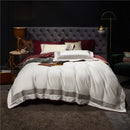 GobekUsa Luxe Egyptian Cotton Bedding Set: Duvet Cover, Bed Sheet, 2 Pillow Sham