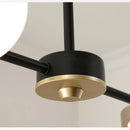 GobekUsa Black Gold Minimalist Chandelier for Dining Room Home Decor