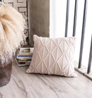 GobekUsa Knit Cushion Cover 45x45cm Nordic Style Home Decoration Brown Grey IvoryiscowayReversible