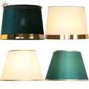 GobekUsa Golden Edge Large Cloth Lampshade Cover for Bedroom Bedside Floor Lamp