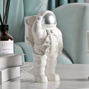 GobekUsa Astronaut Phone Holder Cosmonaut Statue Space Man Sculpture Decor Figurine