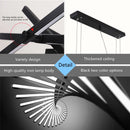 GobekUsa LED Chandelier: Modern Art Pendant Light for Living/Dining Room, Office, Bar