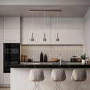 GobekUsa LED Pendant Light 7W CRI 97 Nordic Brushed Nickel Hanging Spotlight