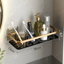 GobekUsa Bathroom Corner Shelves Suction Cup Storage Rack Shower & Kitchen Organizer
