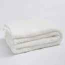 GobekUsa Fuzzy Downy Knitted Throw Blanket - Soft & Cozy Microfiber Quilt for Sofa, Bed, and Air Conditioning Room